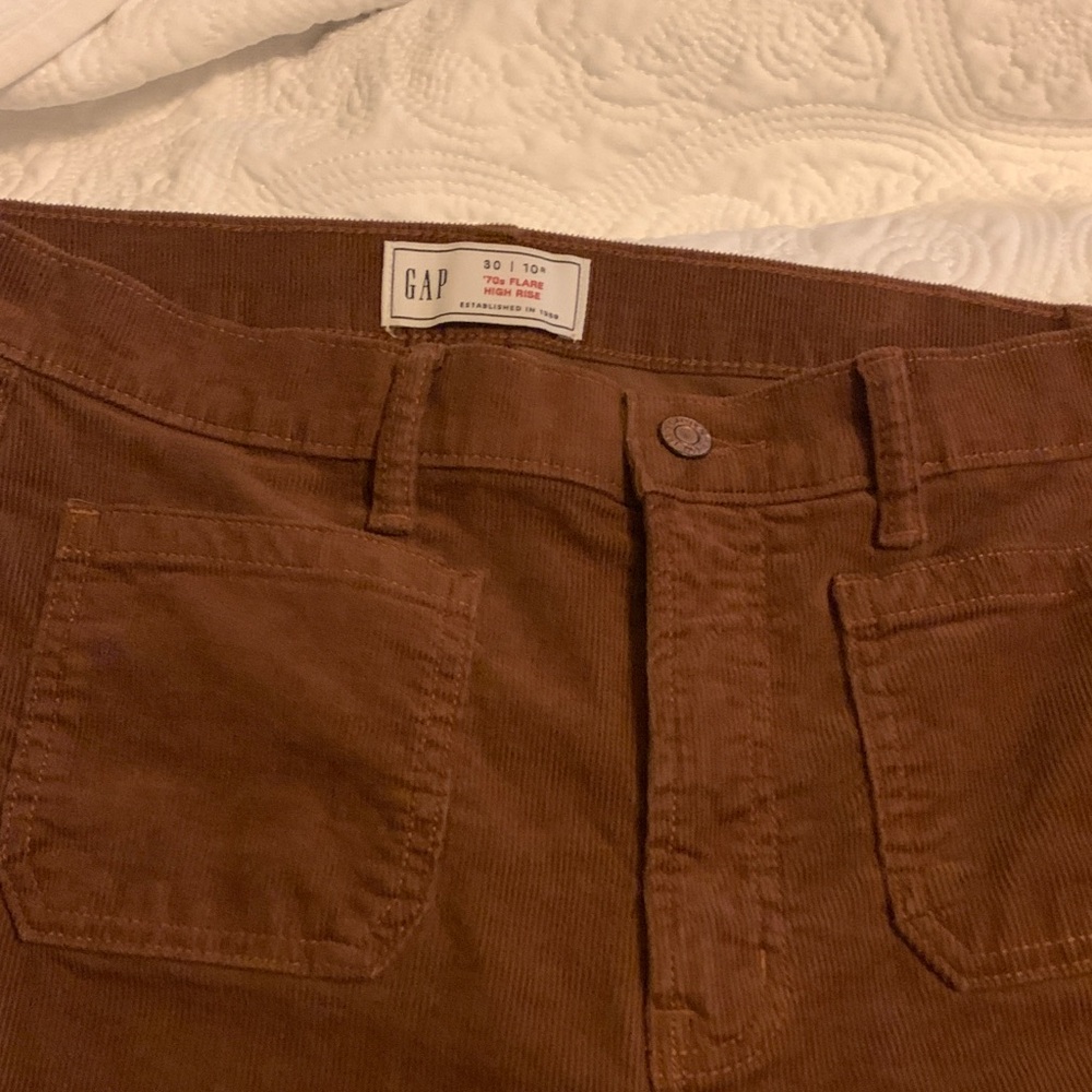 GAP Women's Brown Corduroy Pants